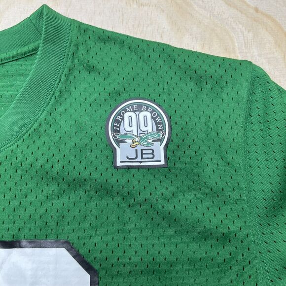 NEW XXL Philadelphia Eagles 1992 Randall Cunningham Mitchell Ness Mesh Shirt - Picture 4 of 14